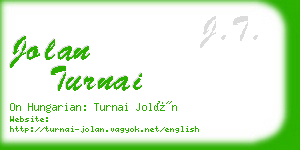 jolan turnai business card